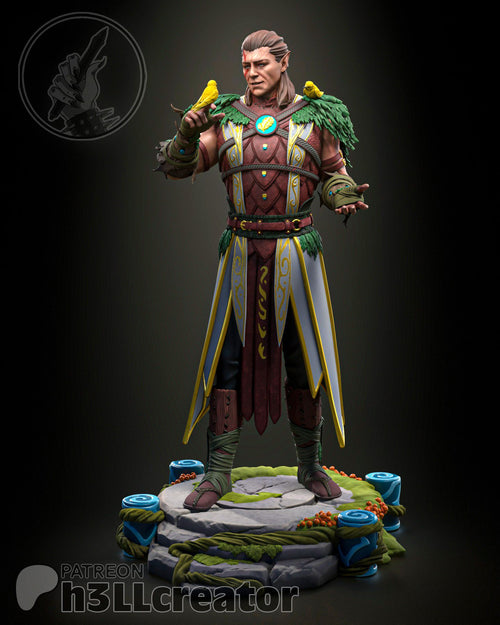Halsin — baldur's-gate-3 — Statue by H3llcreator