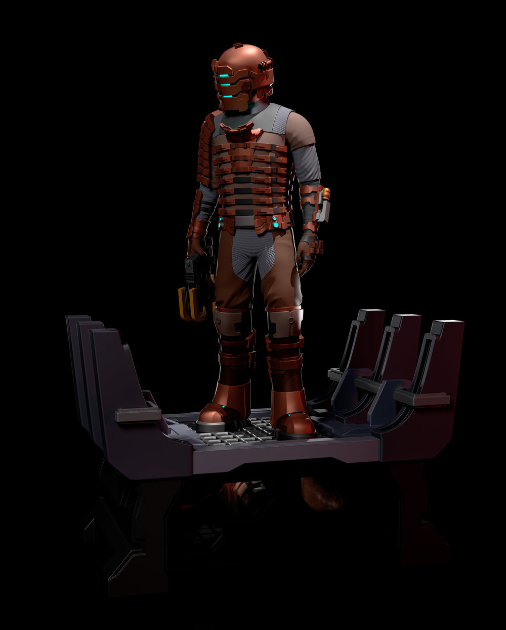 Isaac Clarke — dead-space — Statue by H3llcreator