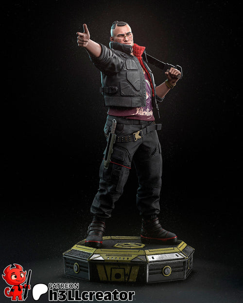 Jackie Welles — naughty-dog — Statue by H3llcreator