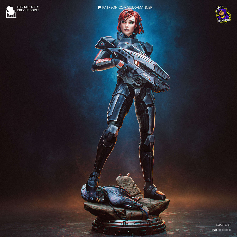 Jane Shepard | 267mm — Statue by Bulkamancer