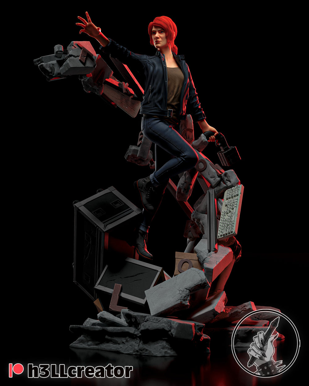 Jesse Faden — action-rpg — Statue by H3llcreator