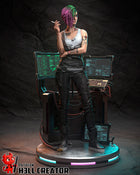 Judy Alvarez — cyberpunk 2077 — Statue by H3llcreator