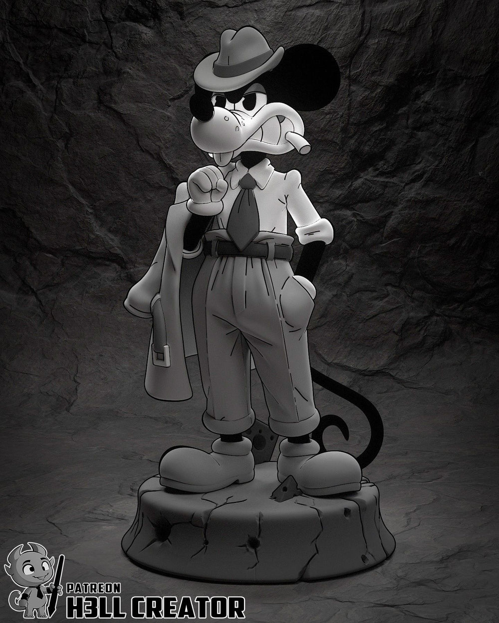 Jack Pepper — character-sculpt — Statue by H3llcreator