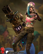 Jinx — arcane — Statue by H3llcreator