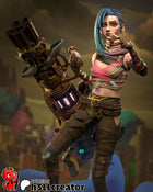 Jinx — arcane — Statue by H3llcreator