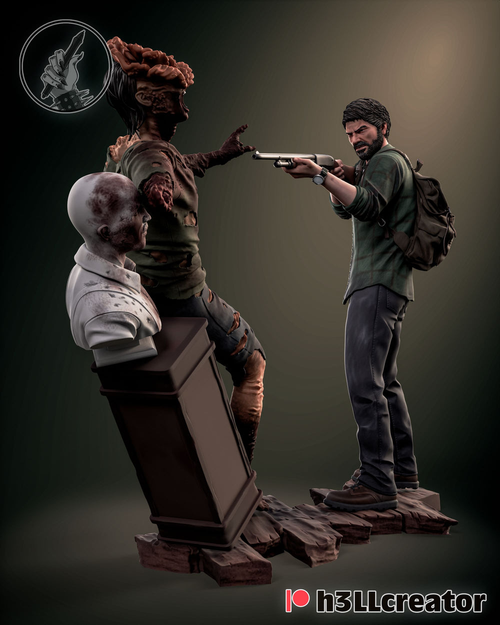 Joel — diorama — Statue by H3llcreator