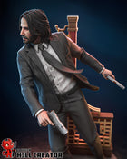 John Wick — Statue by H3llcreator