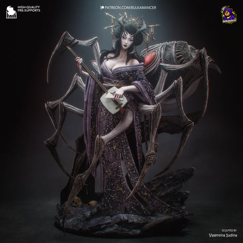 Jorogumo — yokai — Statue by Bulkamancer