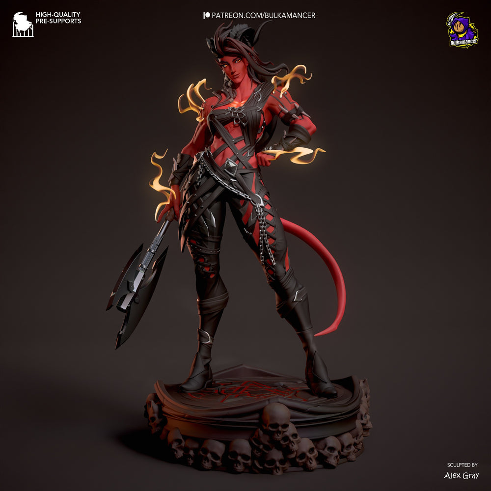 Karlach — Stylized | Baldur's Gate 3 — Statue by Bulkamancer