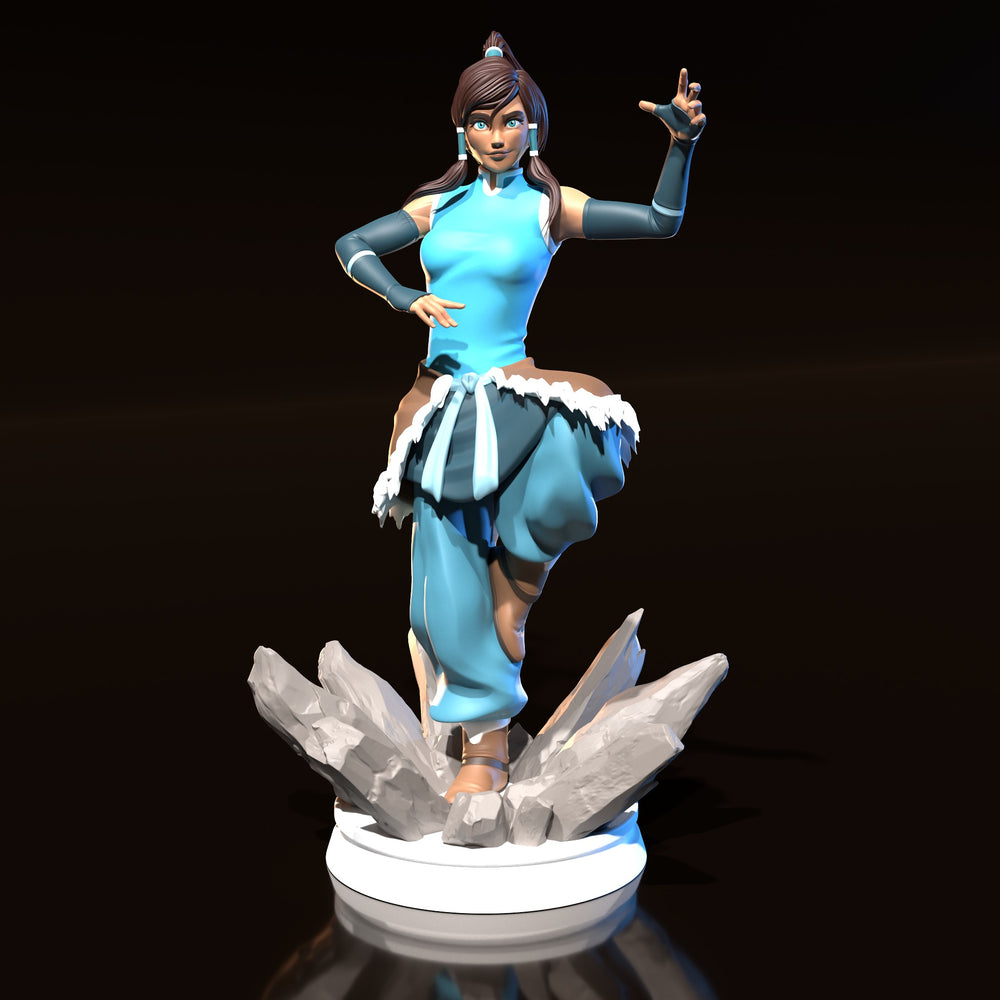 Korra — animated-series — Statue by H3llcreator