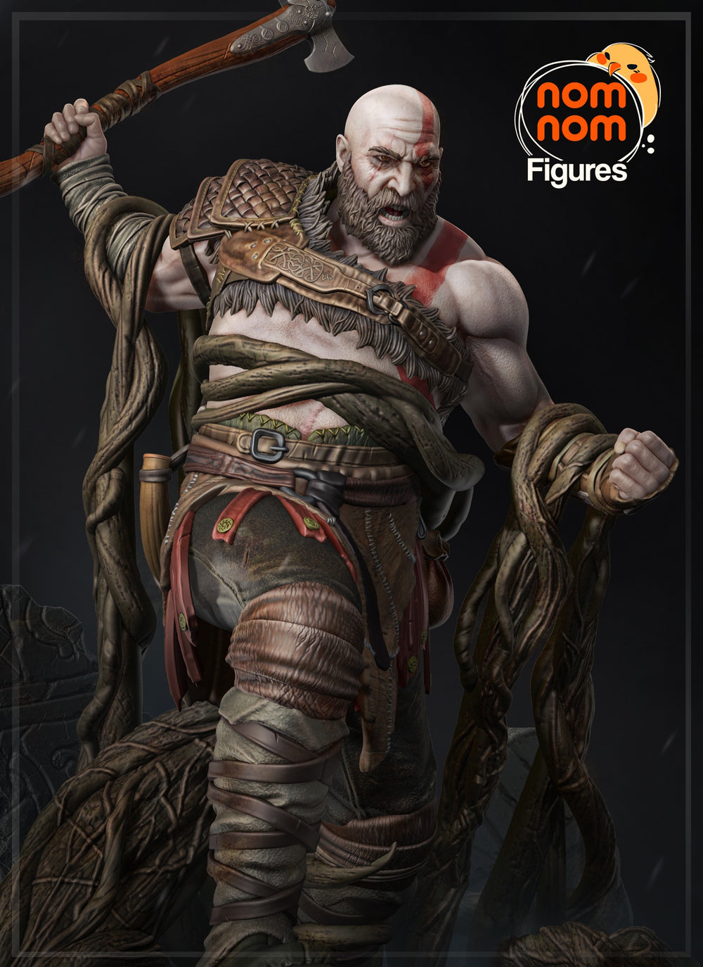 Kratos — God of War — Statue by NomNom