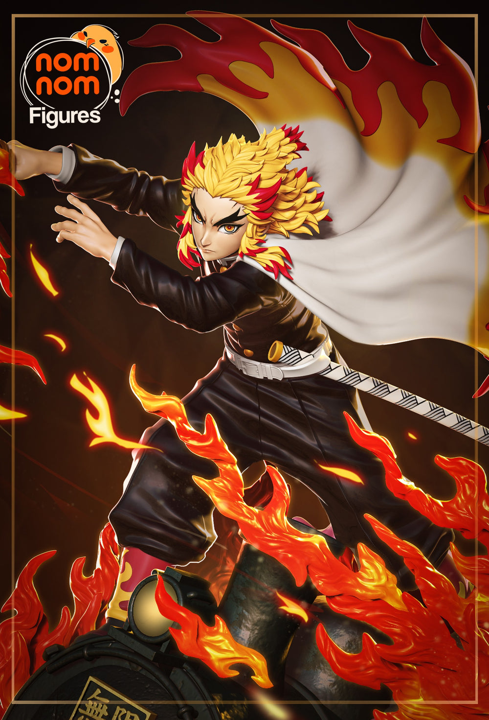 Kyojuro Rengoku — Demon Slayer — Statue by NomNom
