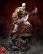 Kratos — god of war — Statue by H3llcreator