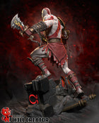 Kratos — god of war — Statue by H3llcreator