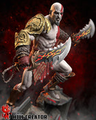 Kratos — god of war — Statue by H3llcreator