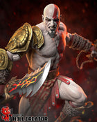 Kratos — god of war — Statue by H3llcreator