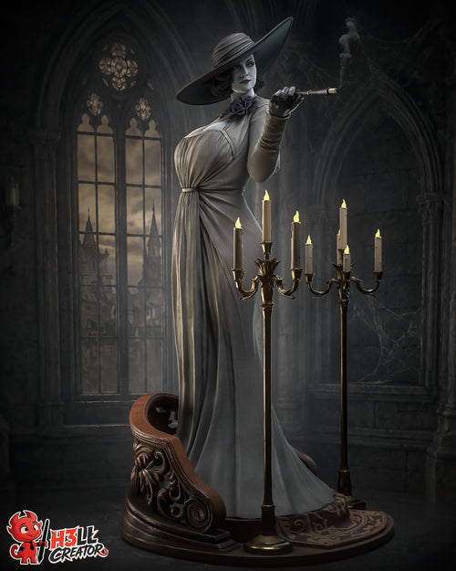 Lady Dimitrescu — resident evil — Statue by H3llcreator