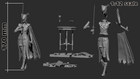 Lady Maria — bloodborne — Statue by H3llcreator