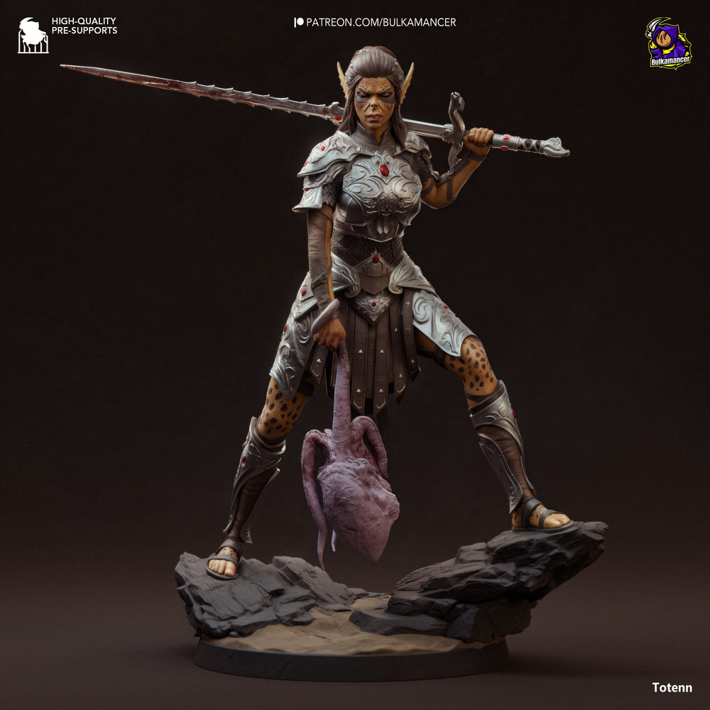 Lae'zel — Baldur's Gate 3 — Statue by Bulkamancer