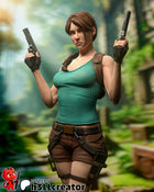 Lara Croft — tomb raider — Statue by H3llcreator