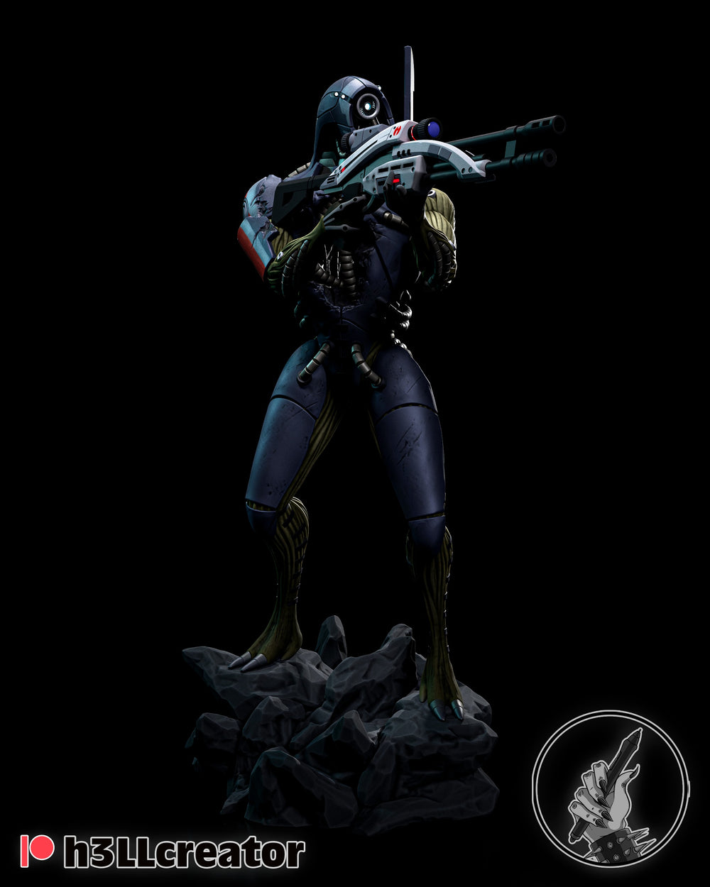 Legion — cd-projekt-red — Statue by H3llcreator