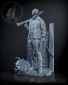 Leon Kennedy (Jacket version) — leon kennedy — Statue by H3llcreator