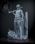 Leon Kennedy T-shirt version — leon kennedy — Statue by H3llcreator