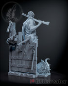 Leon Kennedy T-shirt version — leon kennedy — Statue by H3llcreator