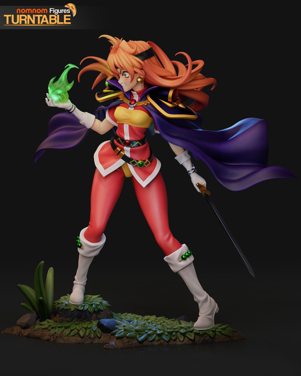 Lina Inverse — Slayers — Statue by NomNom