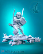 Link — the legend of zelda — Statue by H3llcreator