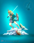 Link — the legend of zelda — Statue by H3llcreator