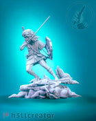 Link — the legend of zelda — Statue by H3llcreator