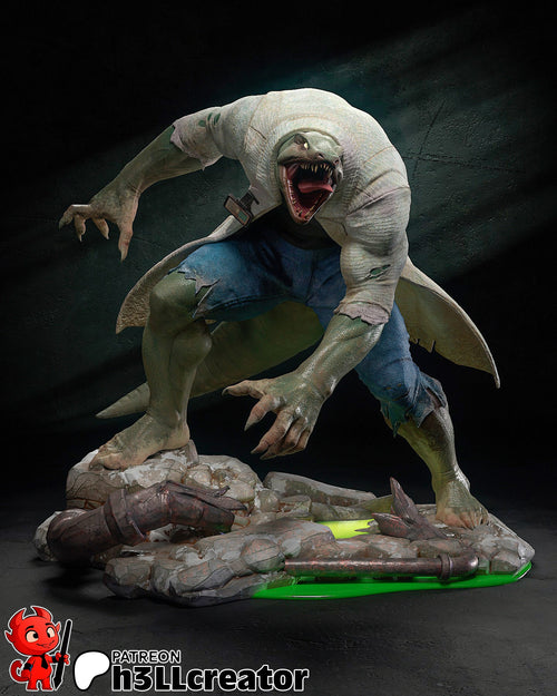 Lizard (Dr. Curtis "Curt" Connors) — dr curt connors — Statue by H3llcreator