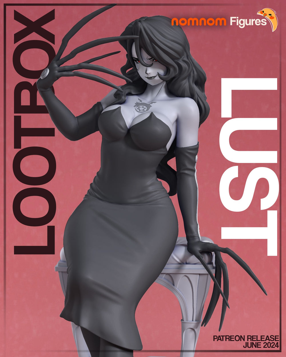 Lust — Fullmetal Alchemist — Statue by NomNom