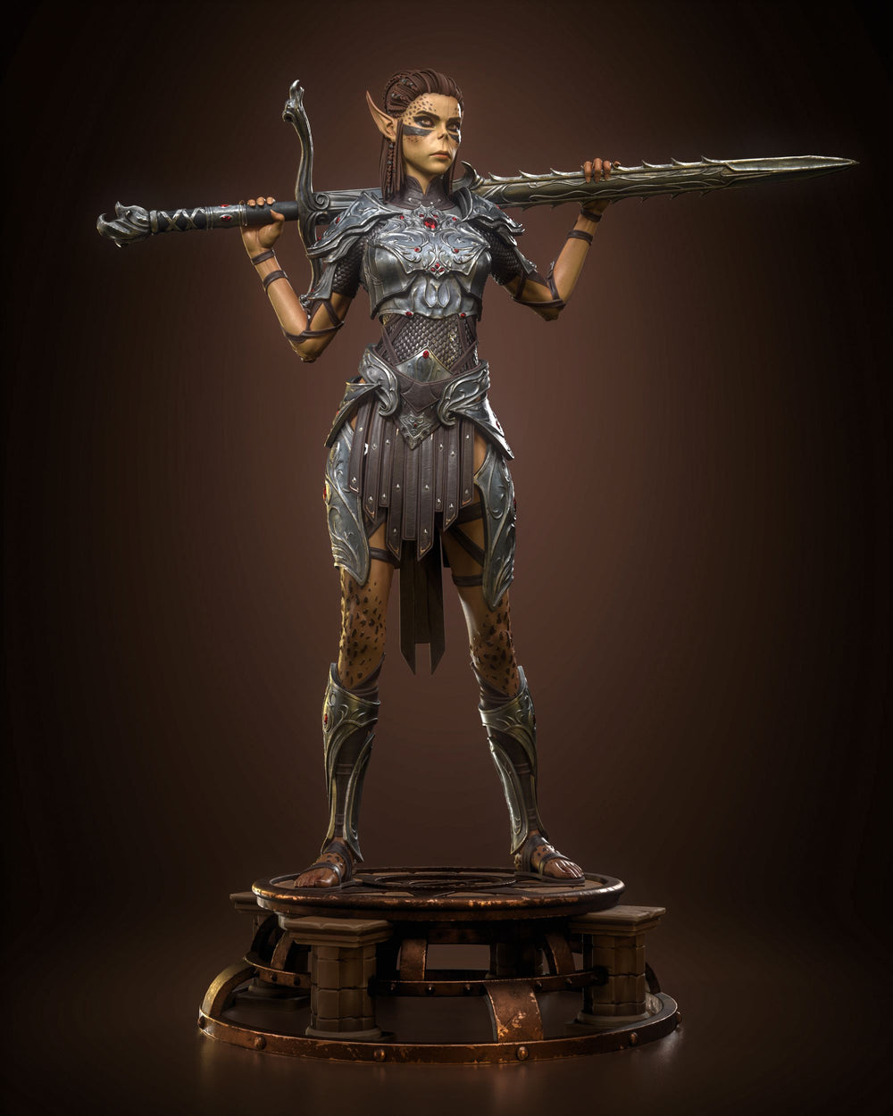 Lae — baldurs gate — Statue by H3llcreator