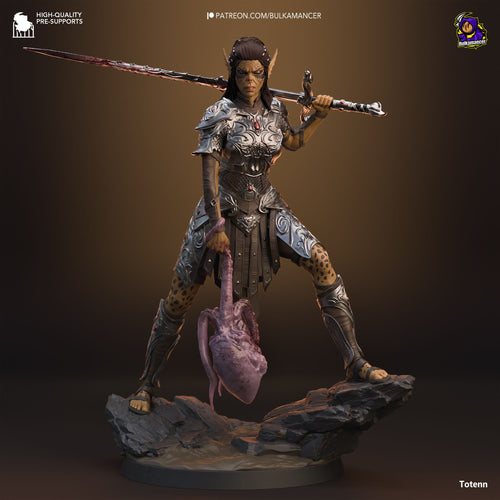 Laezel — baldurs gate — Statue by Bulkamancer