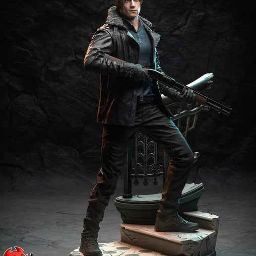 Leon Resident Evil — diorama — Statue by H3llcreator