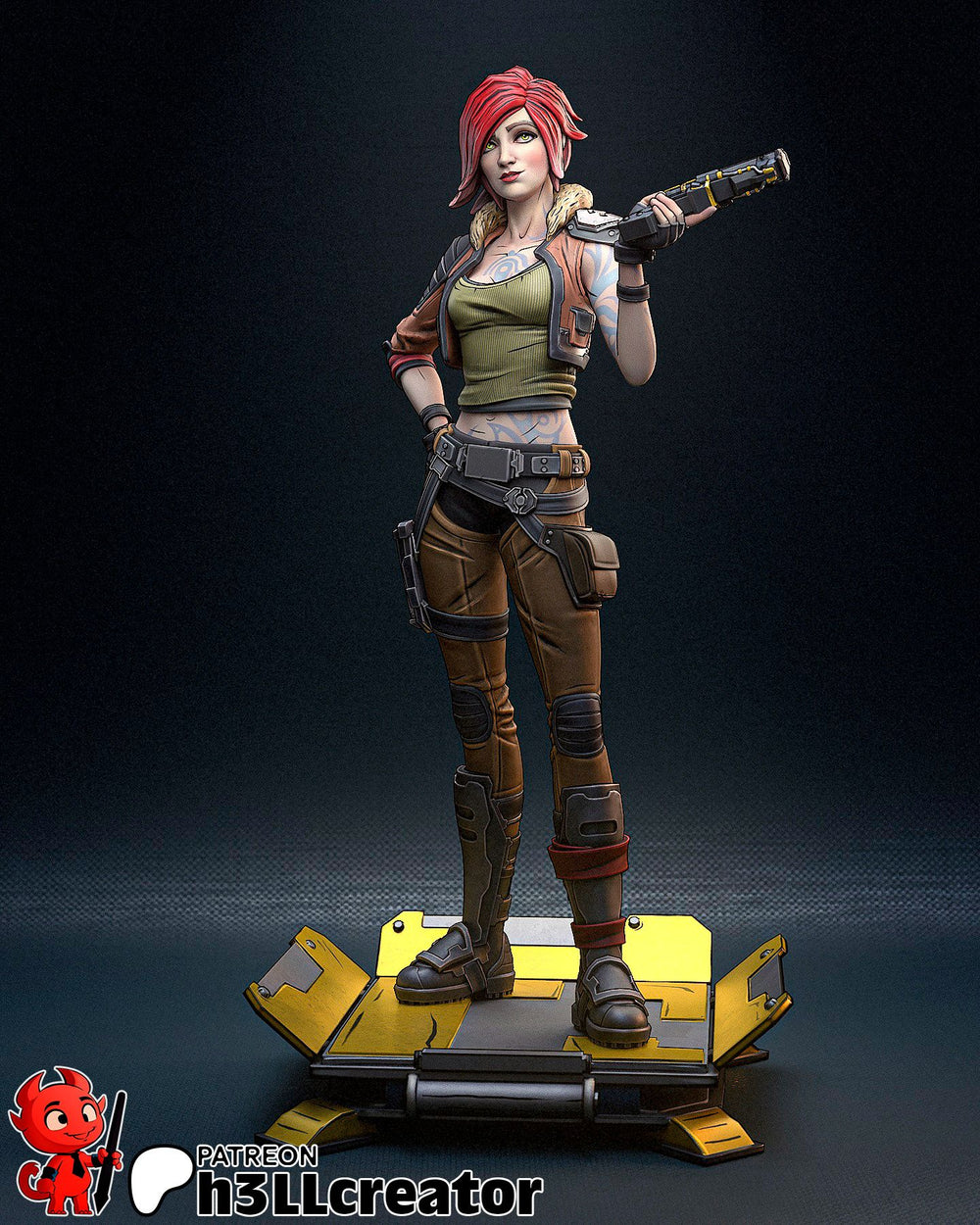 Lilith — borderlands — Statue by H3llcreator