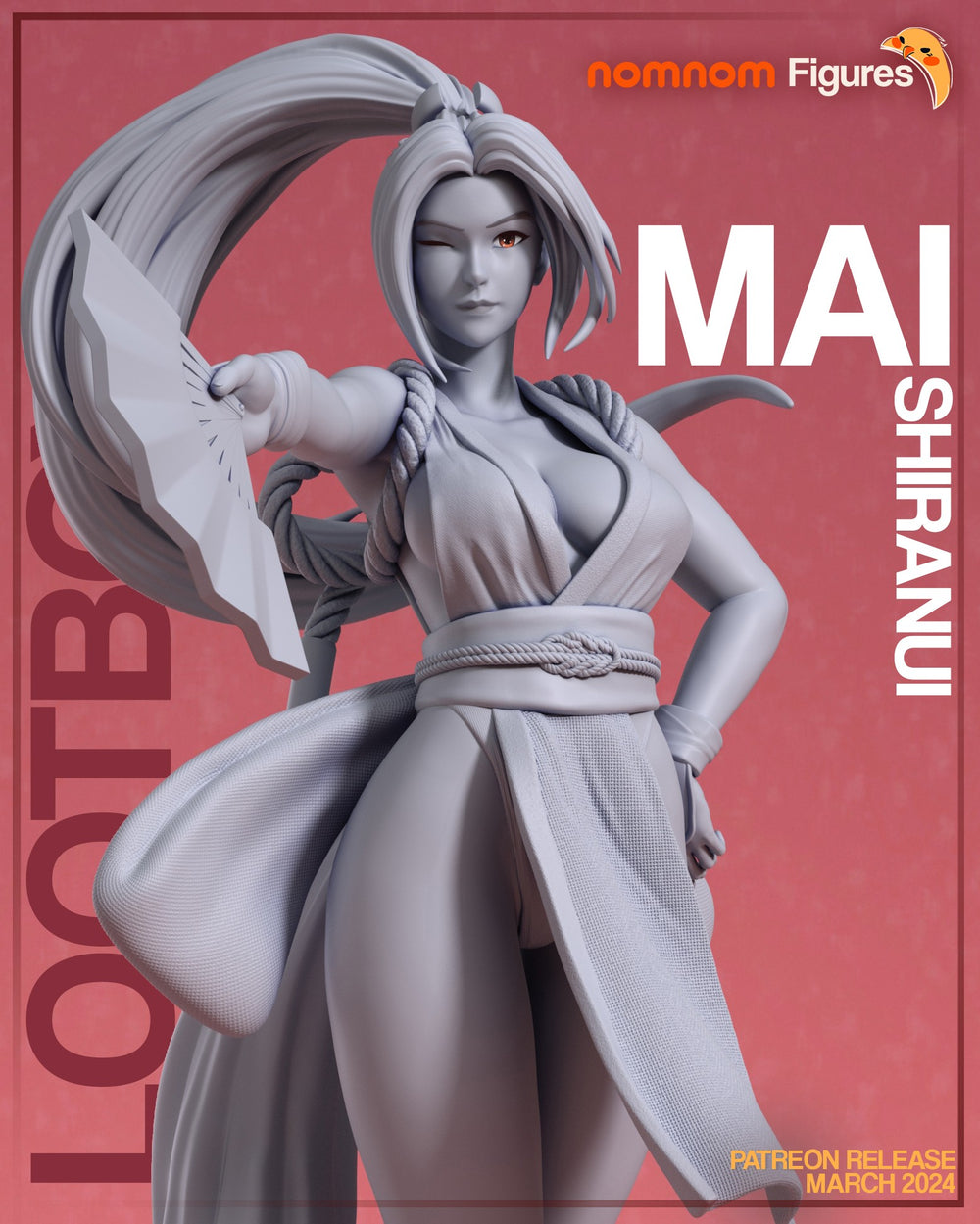 Mai Shiranui — King of Fighters — Statue by NomNom