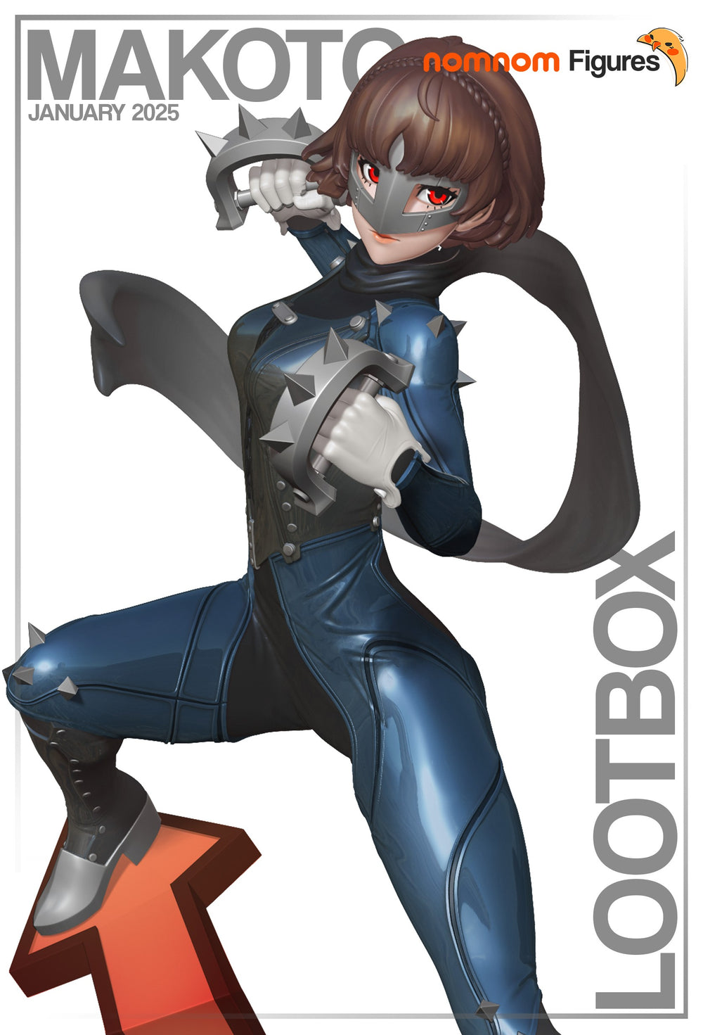 Makoto Nijima — Persona 5 — Statue by NomNom