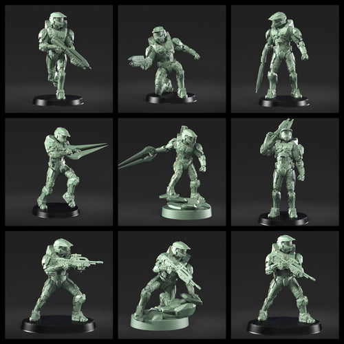 Halo 3 Master Chief Pack - Miniature
