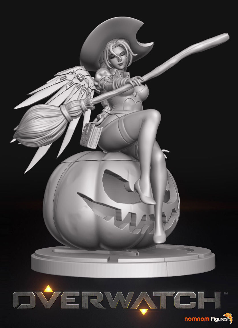 Mercy Witch — Overwatch — Statue by NomNom