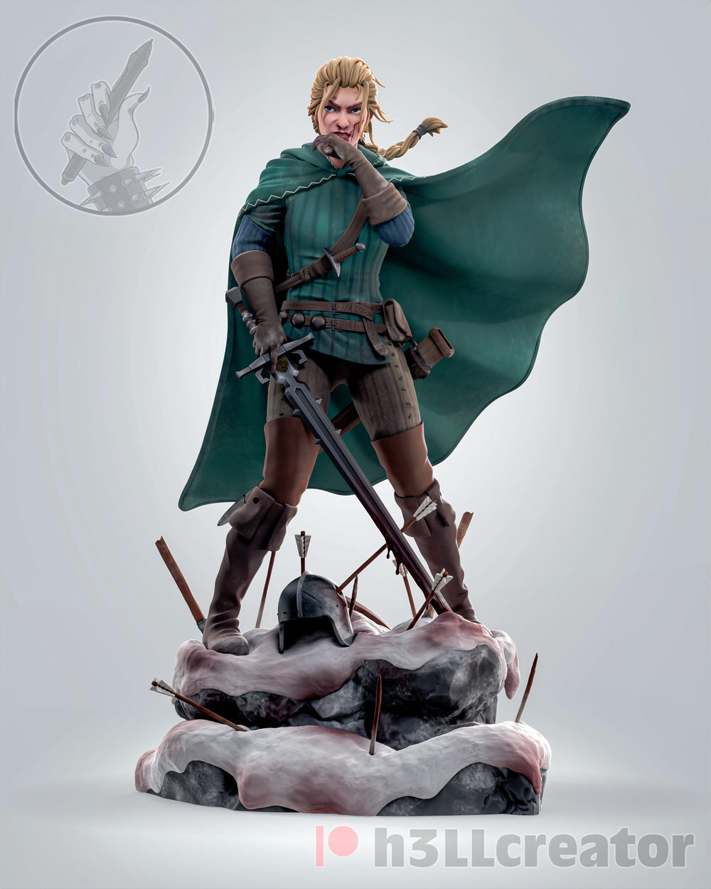 Meve Queen of Lyria and Rivia — meve — Statue by H3llcreator