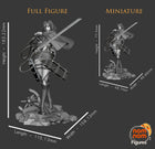 Mikasa Ackerman (Stand Alone) — Attack on Titan — Statue by NomNom