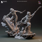 Mio &amp; Zoe — Split Fiction — Statue by Bulkamancer
