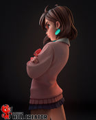 Momo Ayase — dandadan — Statue by H3llcreator