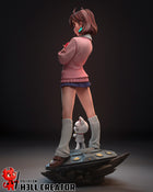 Momo Ayase — dandadan — Statue by H3llcreator
