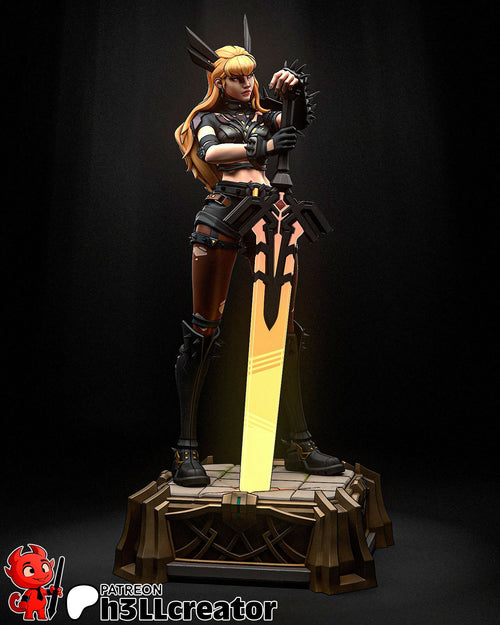 Magik — marvel rivals — Statue by H3llcreator