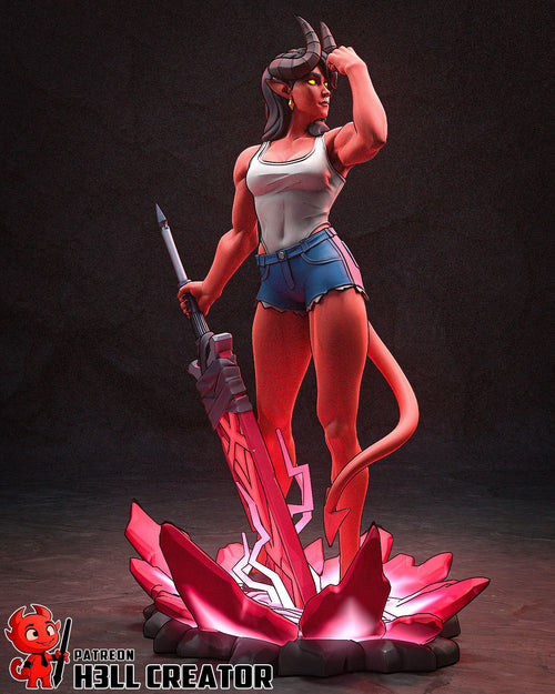 Malevola — dispatch — Statue by H3llcreator