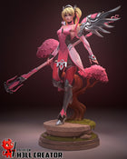 Mercy — overwatch — Statue by H3llcreator